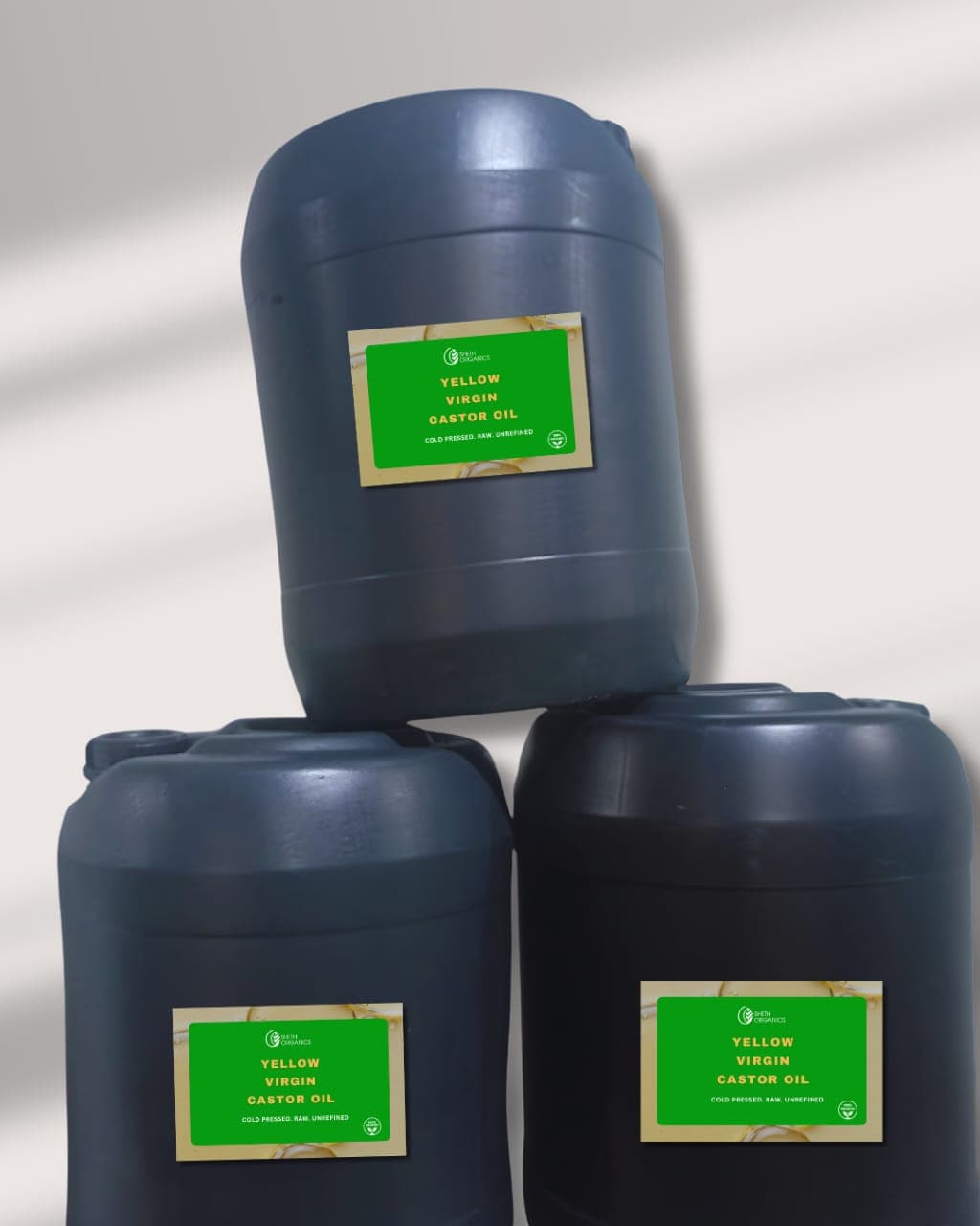 Yellow Virgin Castor Oil